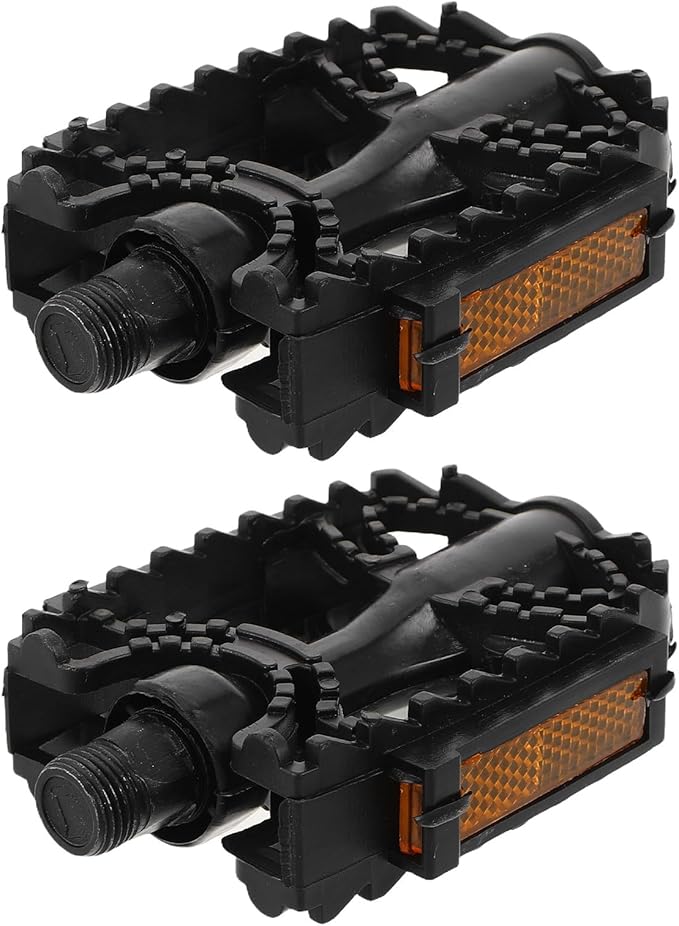 Totority 1 Pair Folding Bike Pedals for Non-Slip Flat Mountain Bicycle Pedal Replacement Parts Sturdy Foldable for Outdoor and Urban Cycling