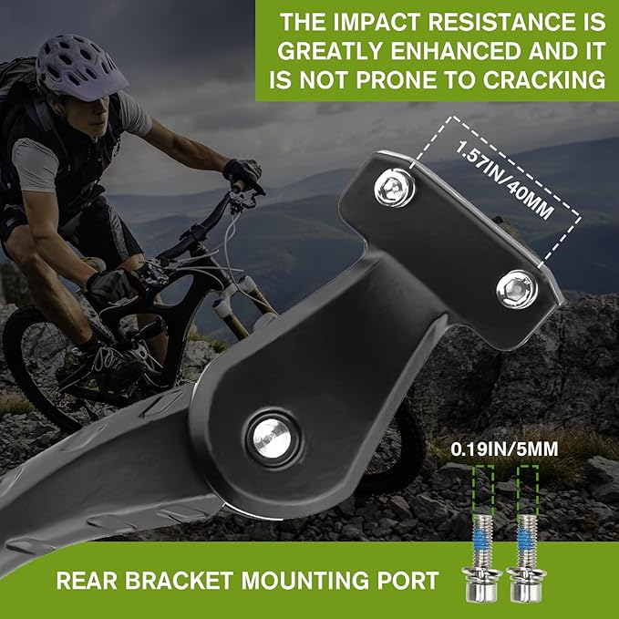 Pacify Bike Kickstand Adjustable 24"-29", Heavy Duty Aluminum Alloy Bicycle Kickstand, Bike Kick Stands for Adult Bikes, Mountain Bike, Ebike, Road Bike, Kids Bike