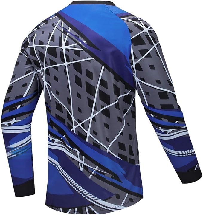 Men's Racing Shirts Summer Motocross Jersey Bicycle Sportswear MTB Jersey Long Sleeve Mountain Bike Clothes