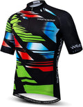 New Pro Full Zipper Men's Cycling Jersey Short Sleeve Riding Shirt USA