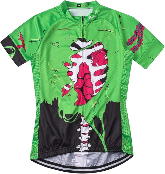 Weimostar Men's Cycling Jersey Short Sleeve Bike Clothing Multicolored Diamond