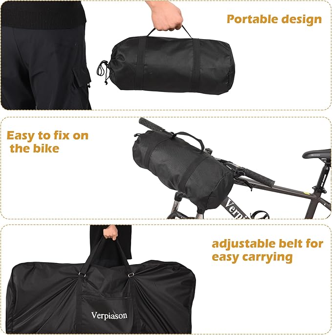 Folding Bike Carry Bag for 26-29 inch MTB Road Bike Transport Case