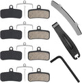 4-Piston Bicycle Brake Pads Compatible with Shimano MT420 MT520 M6120 M7120 M8020 M8120 Tektro TRP for Mountain Bike/Ebike/MTB,Bike Disc Brake Pads with Installation Tools