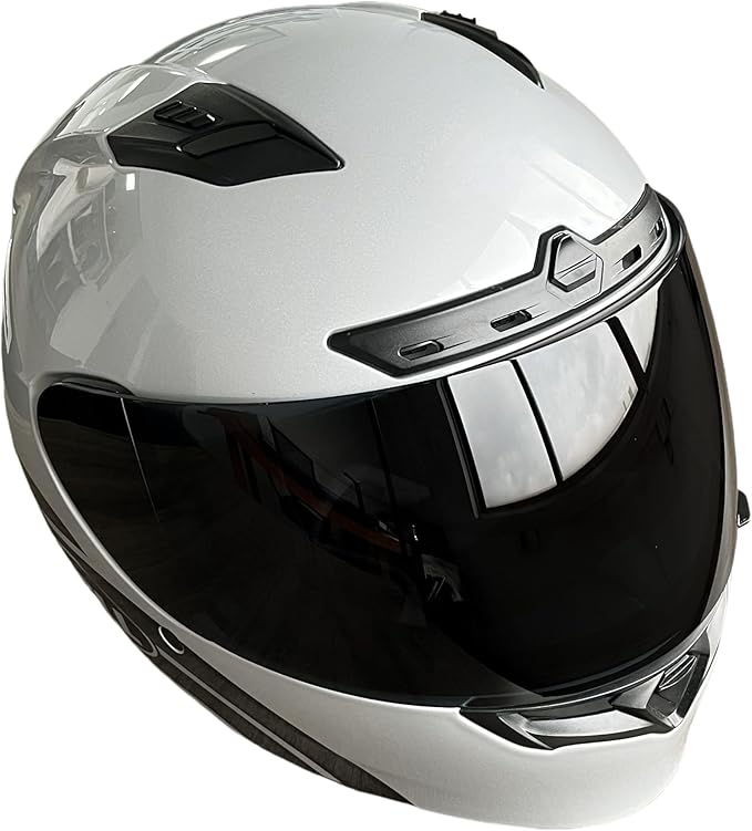 Qualifier DLX Helmet Visor,UV Protection Motorcycle Helmet Face Shield Compatible with Bell Qualifier DLX Mips/Qualifier/Star/Vortex/RS-1/RS-2/Revolver(Deep Black)