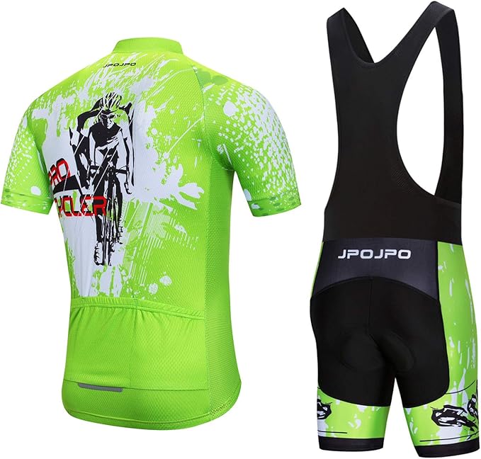 Hotlion Men's Cycling Jersey Set Summer Cycling Clothing Suit Pro Team Bike Clothes Road Biking Outfits Bicycle Kit for Men