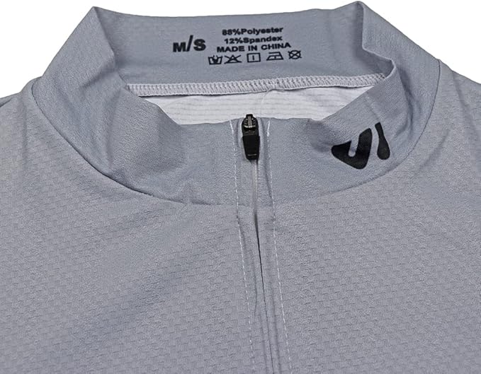 Men's Cycling Jerseys Long Sleeve Bike Biking Shirts Full Zip with Pockets Road Bicycle Clothing