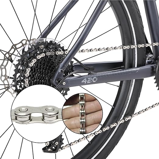Murtenze 10 Speed Bike Chain 1/2 x 11/128 Inch 116 Links Bike Chain for Road Mountain Racing Cycling/Bikers