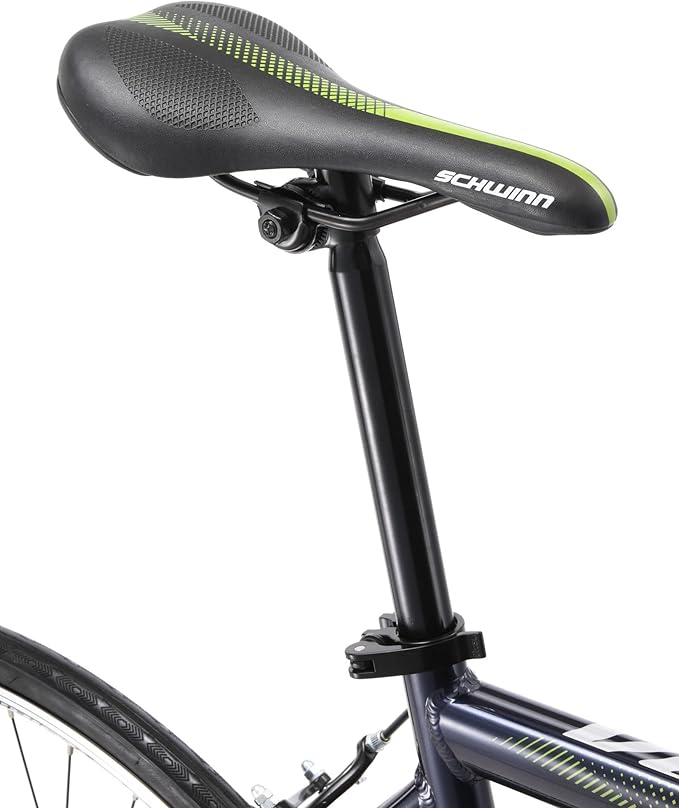 Schwinn Volare 1300 Road Bike, 700c Mens and Womens Bike, 14-Speed Drop Bar Road Bicycle, Aluminum Frame, Sport Tires, Fitness Seat, Alloy Caliper Brakes, Adult Bicycle