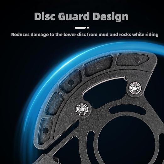 Mountain Bike Chain Guide Single Disc Bicycle Chain Container Compatible with 32T-38T Disc Rotor for MTB Mountain Bicycle