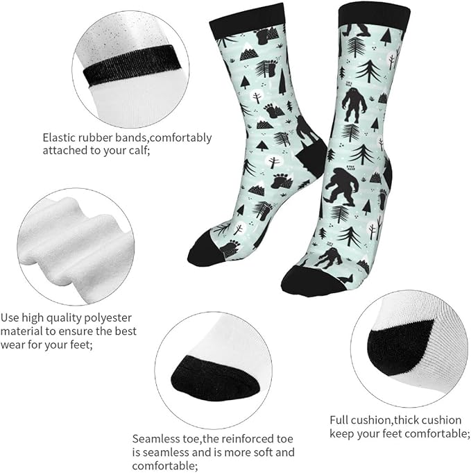 Novelty Crew Socks Crazy Socks For Women & Men