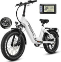 Wooken Electric Bike for Adults, Peak 1000W Motor Ebike,20"x4.0" Fat Tire Electric Bike,48V 624WH Removable Lithium-ion Battery,Up to 60 Miles,Step-Thru Electric Mountain Bike,SGS Certified to UL 2849