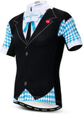 Men Cycling Jersey Skull Bike Short Sleeve Tops Quick-Dry Reflective 3-Pockets S-3XL