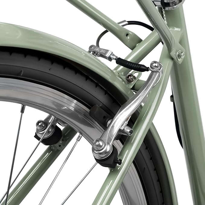 AVASTA Vela Hybrid Bike for Adult Women Female Lightweight Step Through 26 Inch High Tensile Steel Frame City Commuter Comfort Lady Bicycle, 6-Speed, Multiple Colors