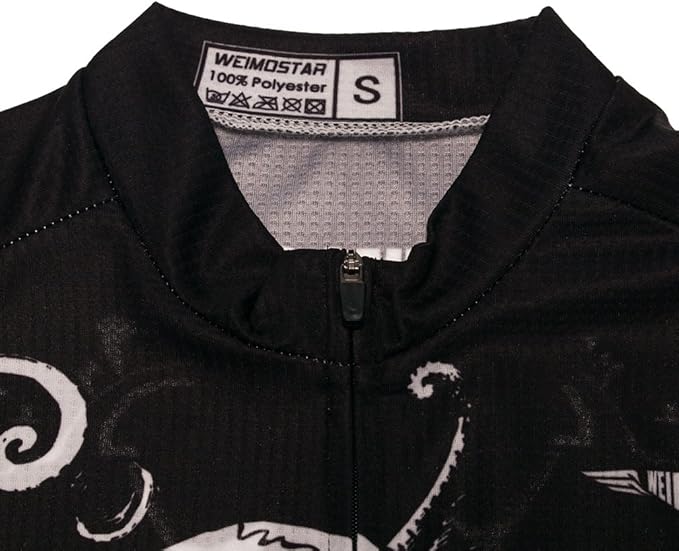 Weimostar Men's Cycling Jersey Men Mountain Bike Jerseys Short Sleeve Tops S-5XL