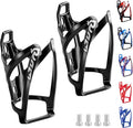 Bike Water Bottle Cage Ultra-Light Bicycle Bottle Holder Universal Bike Cup Holder Rack for Bicycle, Cycling, MTB, Road/Mountain Bikes 2 Pack - Black