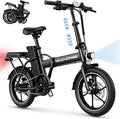 WINDHORSE 16"/ 20" Folding Electric Bike for Adults, 630W/ 983W Peak Electric Bicycle, 20MPH, 20-35/40-70 Miles Range, 288Wh/ 748.8Wh Removable Battery, UL Certified Commuter Ebike