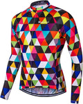 Weimostar Men's Cycling Jersey Short Sleeve Bike Clothing Multicolored Diamond