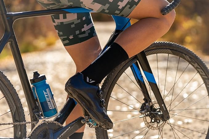 Swiftwick- PERFORMANCE Crew Cycling Socks, USA Made, Max Durabiltiy, Moisture Wicking Socks