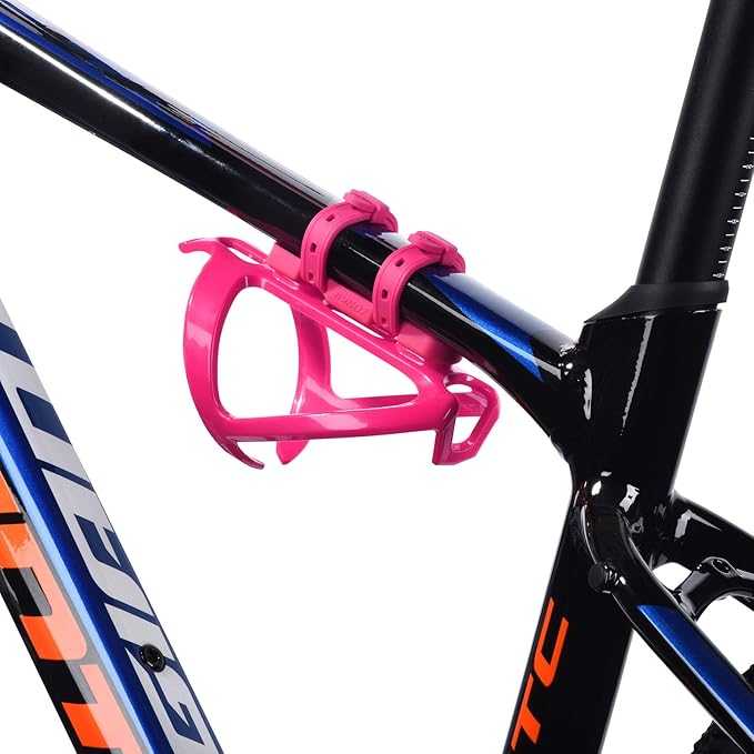 ZONKIE Bike Bottle Cage Mounting Base, Cup Mounting Base for Many Kinds Bikes, Fits Most Stroller Drink Holder, Silicone Material, Many Colors are Available.