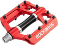 ROCKBROS Mountain Bike Pedals MTB Pedals Bicycle Flat Pedals Aluminum 9/16" Sealed Bearing Lightweight Platform for Road Mountain BMX MTB Bike