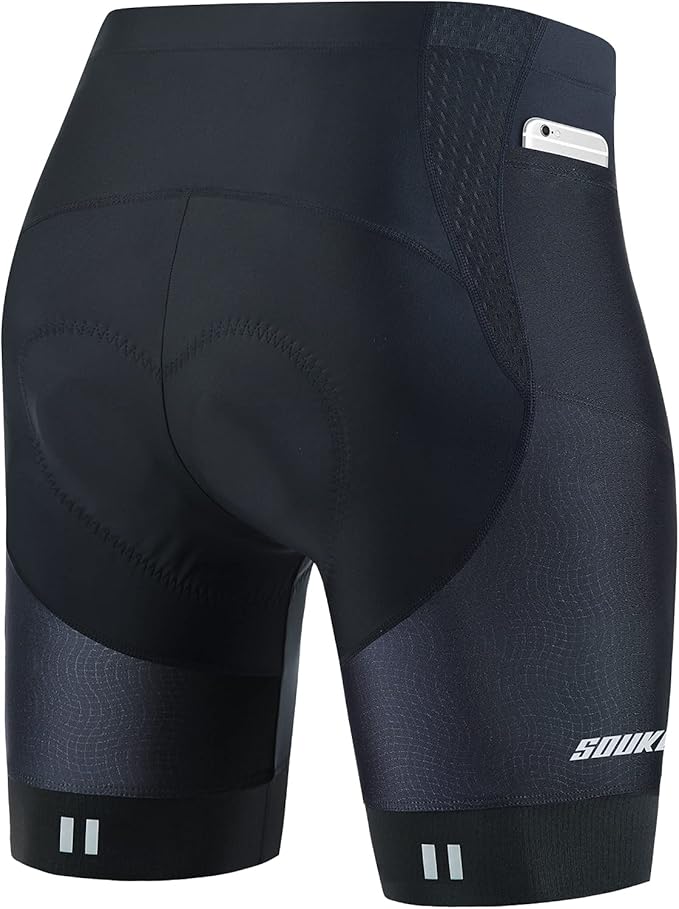 Souke Sports Padded Bike Shorts for Men Cycling Bicycle Shorts Comfortable Road Biking Pants