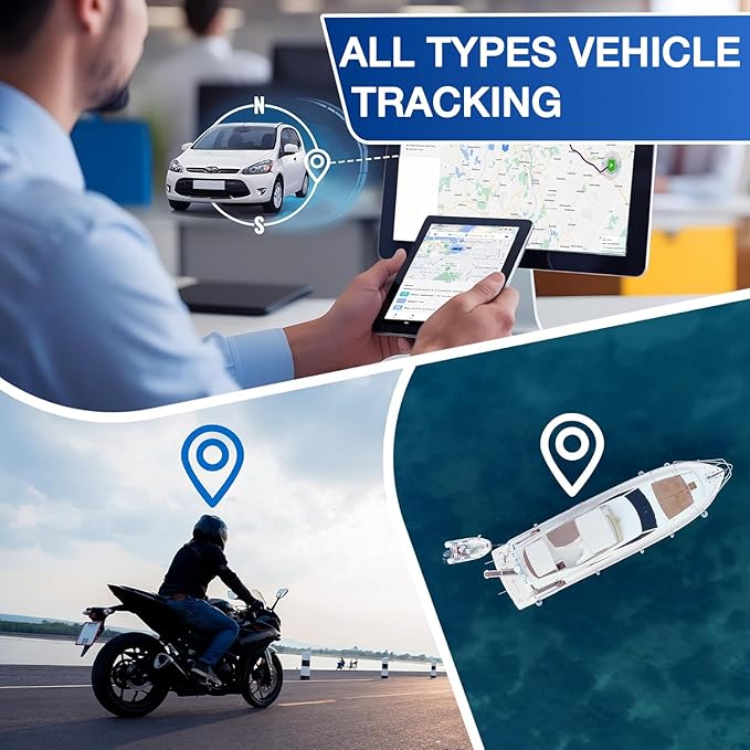 REWIRE SECURITY DB2-4G GPS Tracker for Vehicles – Real-Time Vehicle Tracking Device for Car, Van, Motorhome | Easy Battery Install | Live App Tracking | 4G Fleet Tracking | Low Cost Subscription Plan