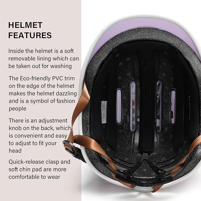 Exclusky Bike Helmet for Adults,Adjustable Cycling Helmet for Men & Women Safety Certified Bicycle Helmet for Commuting, Road Biking, Skating with USB Rechargeable Rear Light