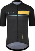 GCRFL Cycling Jersey Men Shorts Sleeves Road Bike Jersey Bicycle Tops Shirt, Zipper Pocket UPF 50+ Lightweight PRO Race Fit