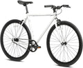 AVASTA Single-Speed Fixed Gear Urban Commuter Fixie Bike Flip Flop Hub Bicycle, Multiple Colors
