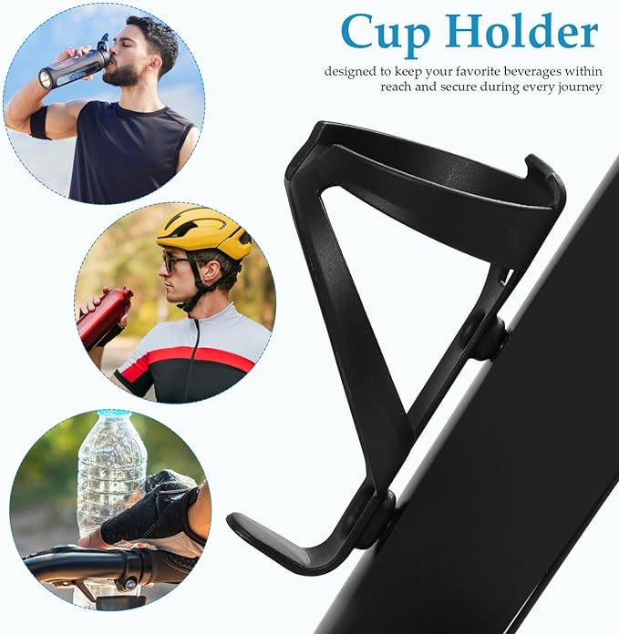 Milisten Universal Bike Bottle Holder Lightweight Nylon Water Bottle Cage for Road Mountain Gravel Bikes Outdoor Cycling Accessory