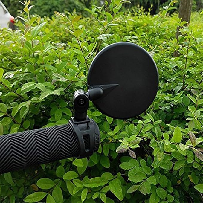 Bike Mirror, 360? Rotatable Mirrors for Handlebars, Wide Angle Convex Bike Mirrors Handlebar Rearview Mirror Bike Mirrors for Handlebar Mount Mountain Road Adult Bike Cycling(1pc)