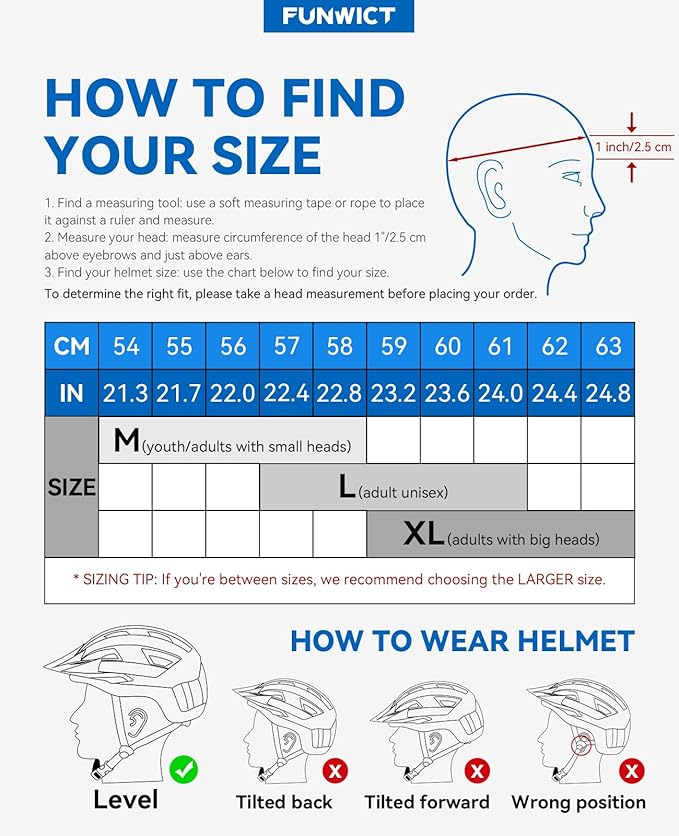 Adult Bike Helmet with Visor and Goggles for Men Women Mountain Road Bicycle Helmet Rechargeable Rear Light Cycling Helmet