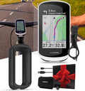 Garmin Edge Explore 2 (Power Mount) Bicycle Computer - Touchscreen & Easy to Use Cycling GPS, Maps & Traffic - Gift Box with PlayBetter Silicone Case (Black), Tempered Screens, Adapter, & Case