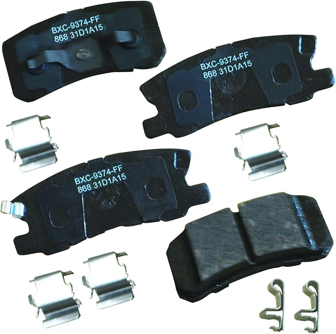 Bendix Premium SBC868 Ceramic Rear Brake Pads for Select Models Chrysler 200,Cirrus,Sebring,Dodge Avenger,Caliber,Jeep Compass,Patriot,Mitsubishi Endeavor,Grandis,Lancer,Montero,Outlander,Sport,RVR