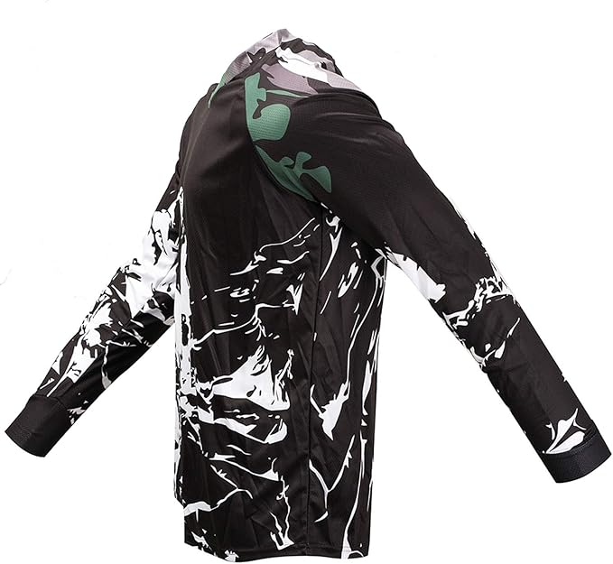 PSPORT Men's Motocross Jersey Long Sleeve Motocross Shirt Men Mountain Dirt Bike Jersey Downhill Riding Racing Clothing Tops