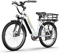 1000 Peak Electric Bike for Adults,up 80 Miles Removable Battery Ebike, 26" Electric E Bike with 7-Speed,Adult Electric Bicycles for Commute Beach Snow White Womens All Terrain