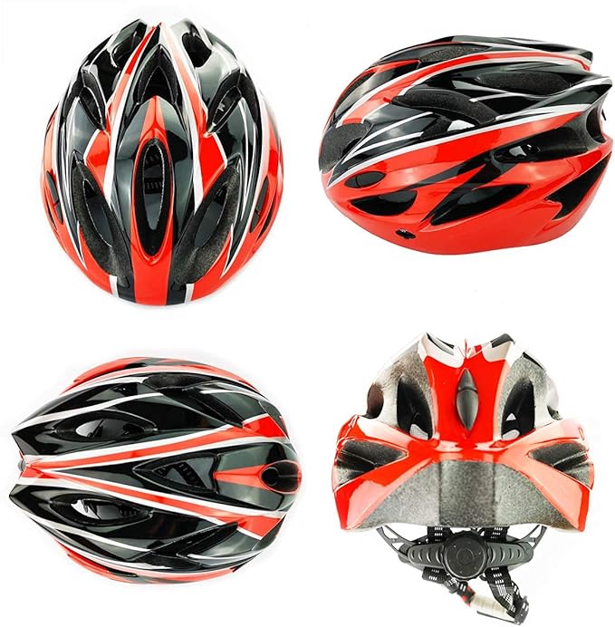UPANBIKE Adult Bike Helmet - One-Piece Adjustable Safety Protection for Mountain & Road Bikes