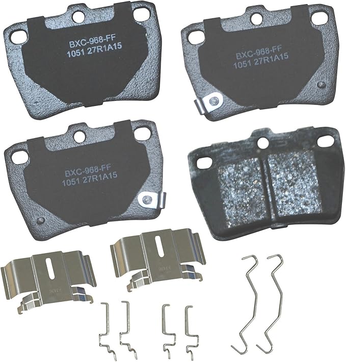 Bendix Premium SBC1051 Ceramic Rear Brake Pads for Toyota RAV4 2005-2004