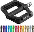 Mountain Bike Pedals Flat - MTB Pedals Flat, Bicycle Pedals for BMX/MTN/Road/Gravel/EBike, BMX Pedals, Platform Pedals, Adults & Kids Bike Replacement Upgrades Parts 9/16