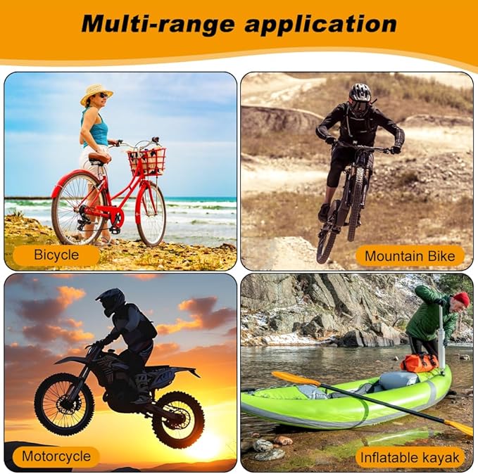 Saycker Bike Tire Repair Kit, Bycicle Inner Tube Puncture Patch Kits,Glueless Patchs for Road Mountain