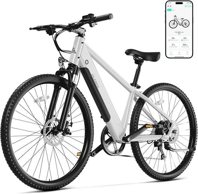 TST Electric Bike for Adults, 750 Peak Motor Ebike with 36V/7.8Ah Battery, up to 40 Miles Range 25 MPH Electric Bicycle, 7 Speed, 26" E Bike for Commute