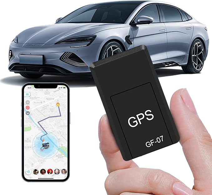 GPS Tracker for Vehicles - Mini Car GPS Tracker Portable Real Time Magnetic GPS Tracking Device,No Subscription Required/No Monthly Fee,Hidden GPS Trackers for Kids,Dogs,Trucks