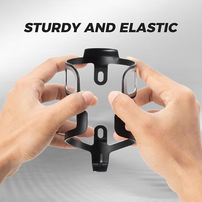 ROCKBROS Bike Water Bottle Holder Aluminum Alloy,Ultra-Light Sturdy Bicycle Water Bottle Cage for Road Mountain Folding Bikes