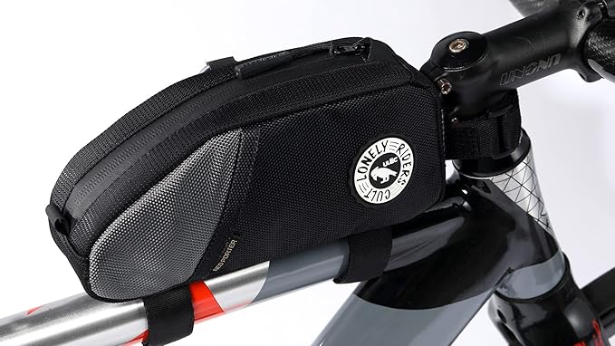 ULAC NOMADPAK: TREKKING Top Tube Bag (Black-Grey, 1.2L)