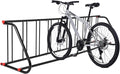 Commercial Grid Bike Rack, Single Sided Bike Rack Stand Ground, 10-Bike Capacity Bicycle Storage Stand, Power Coated Steel Floor Parking Stand for Garages, Stores, Schools and Universities