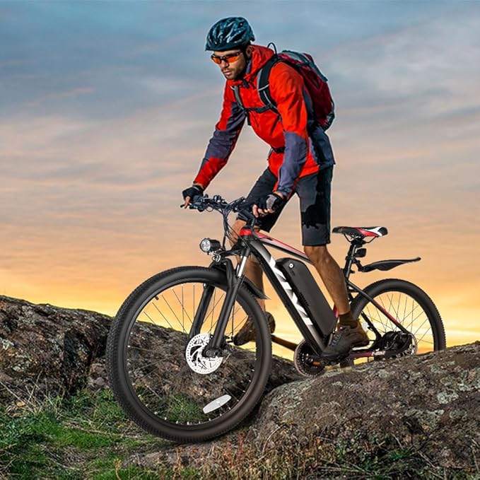 Vivi Electric Bike for Adults, 27.5" Electric Mountain Bike, Peak 1000W Ebike 22MPH Electric Bike with 48V 499.2WH Battery, Up to 50 Miles, 21 Speed Adult Electric Bicycles, SGS Certified to UL2849