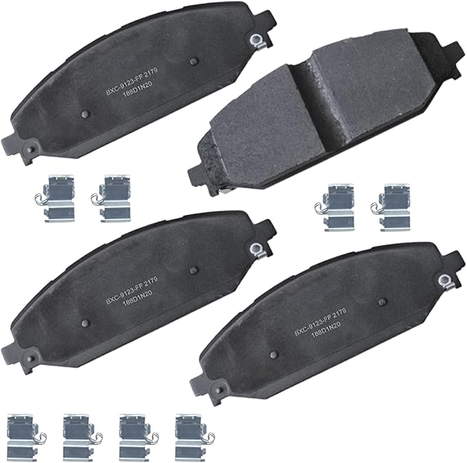 Bendix Premium SBC2179 Ceramic Front Brake Pads for Jeep Grand Wagoneer 2024-2022, Grand Wagoneer L 2024-2023, Wagoneer 2024-2022, Wagoneer L 2024-2023, Ram 1500 2024-2019