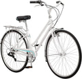 Schwinn Wayfarer Hybrid Bike, 700c Mens and Womens Bike, 7-Speed Hybrid Bicycle, Retro Steel Frame, Front and Rear Linear Pull Brakes, Fenders, Cargo Space, Adult Bicycle