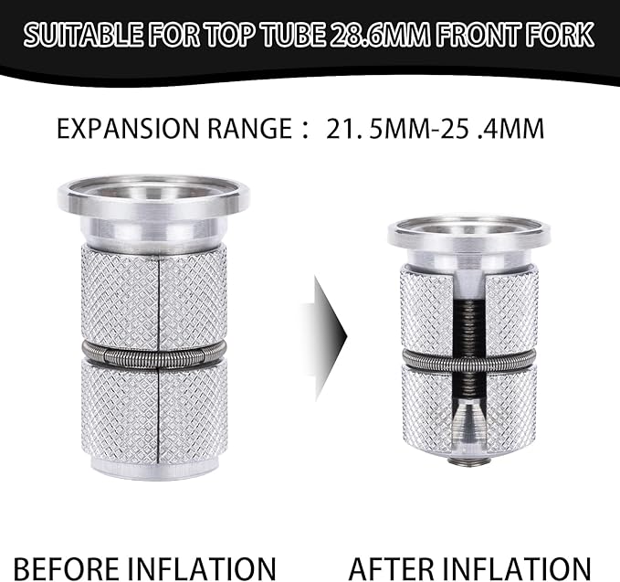 BUCKLOS QR 700c Carbon Fiber Rigid Tapered Road Bike Fork &Top Cap Expanding Plug