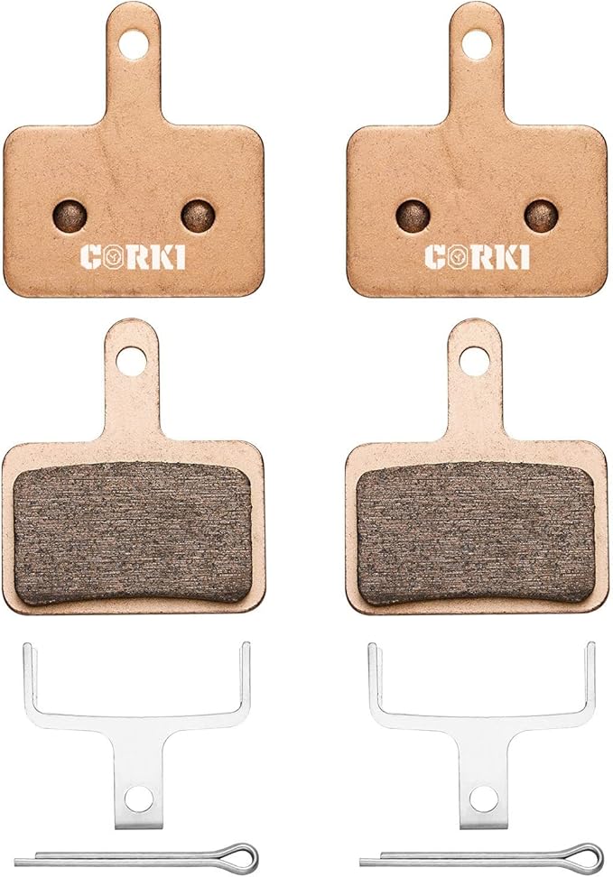 2 Pairs Brake Pads for TRP Tektro Shimano Deore Br-M575 M525 M515 T615 T675 M505 M495 M486 M485 M475 M465 M447 M446 M445 M416 M415 M395 M375 M315 M355 C601 C501(Resin,Semi-Metallic,Sintered Metal)